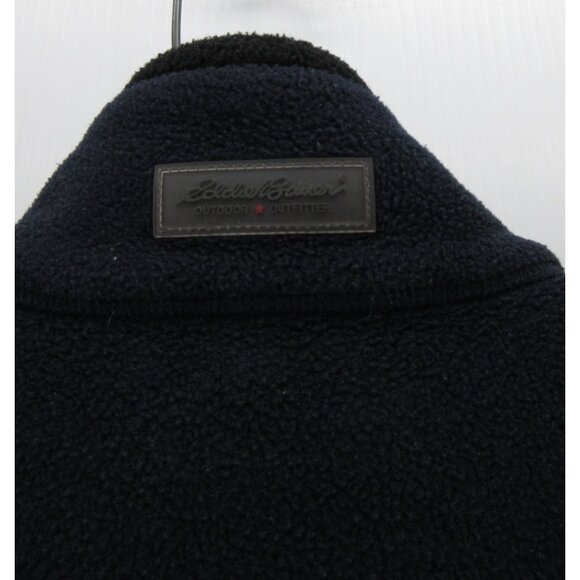 VINTAGE Eddie Bauer Vest Large Fleece Jacket Hiking Zip Up Y2K Gorpcore - Picture 6 of 9